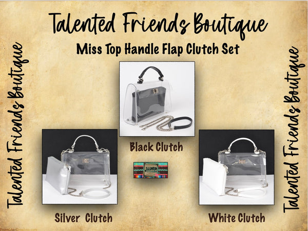 Elevate Your Style Clear Crossbody Bags