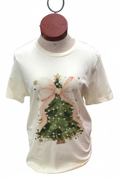 Pink Bow Christmas Tree