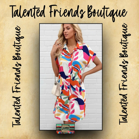 Miss Looking For Fun Dress - White