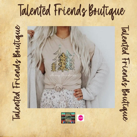 Christmas -  Heather Dust Whimiscal Christmas Trees -