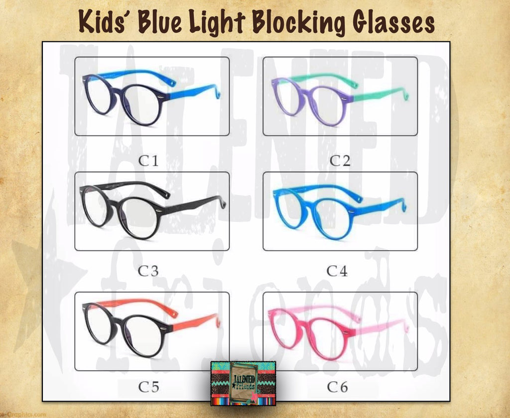 Kids Blue Light Blocking Glasses