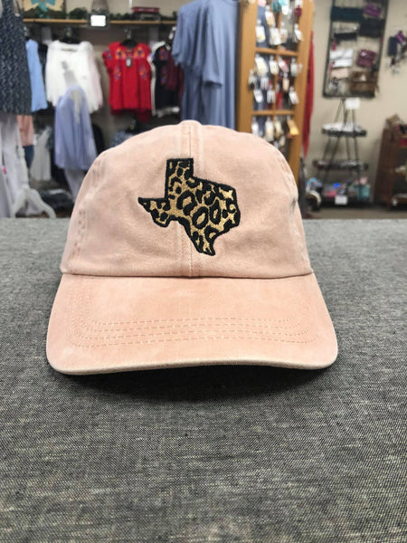 Vintage Denim Caps W/Texas