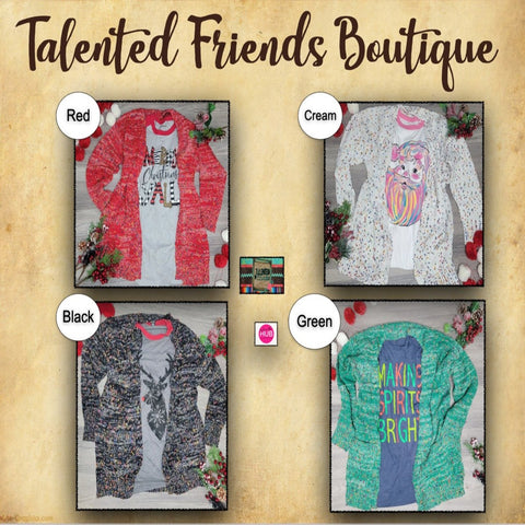 CAS -  Confetti Sweater Cardigan