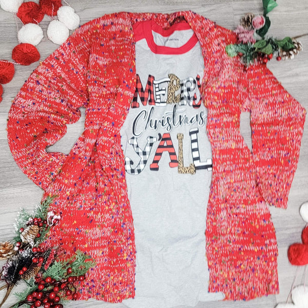 CAS -  Confetti Sweater Cardigan