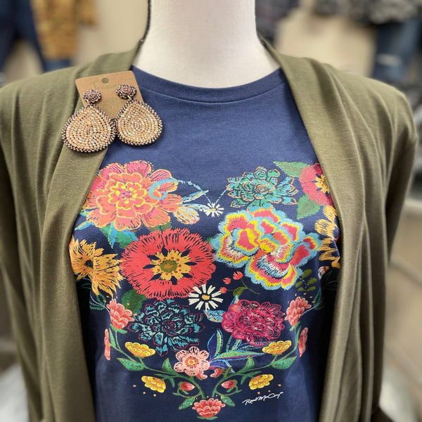 Miss Fiesta Heart Short Sleeve T-shirt
