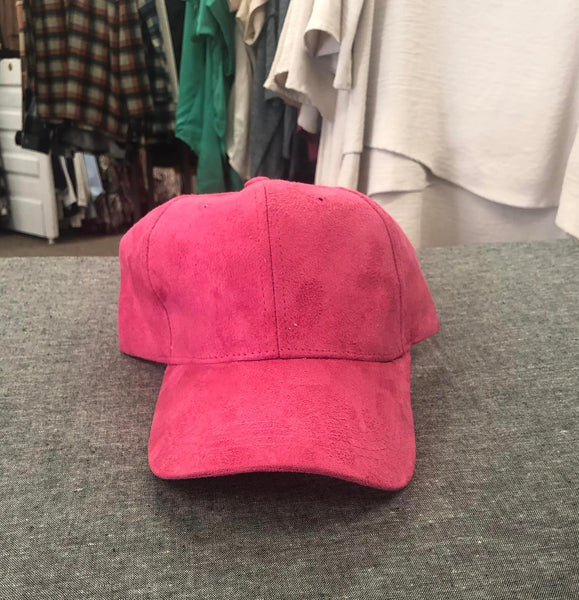 Faux Suede Caps