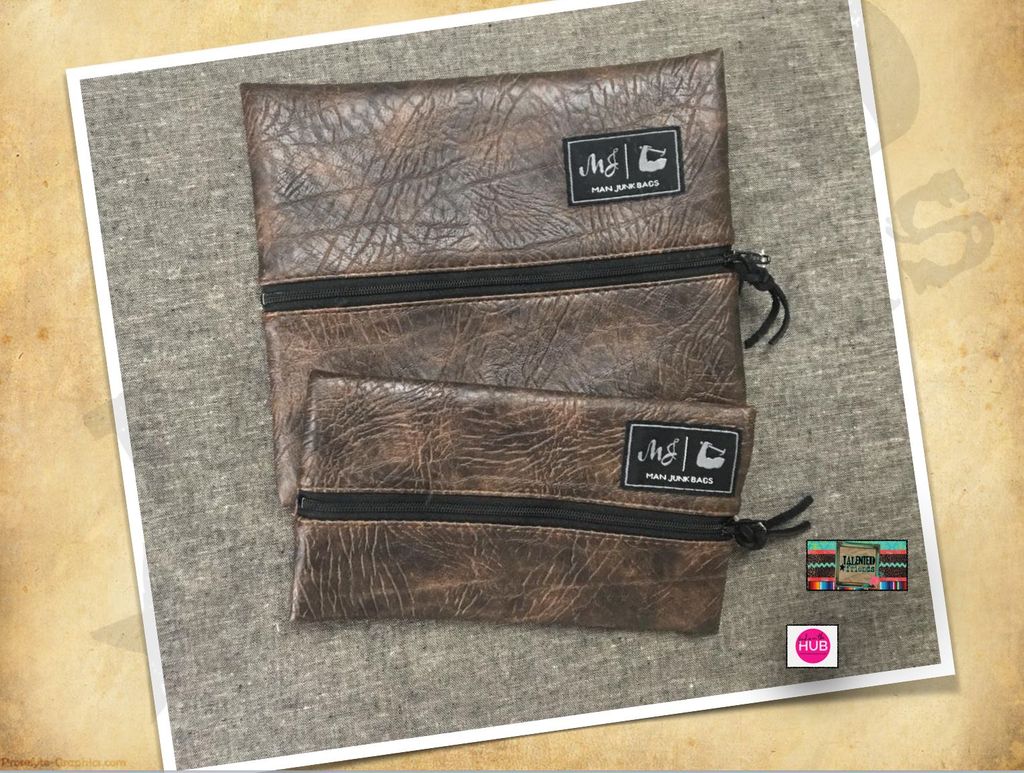 Large Makeup Junkie Man Junk Bags Talented Friends Boutique Gifts