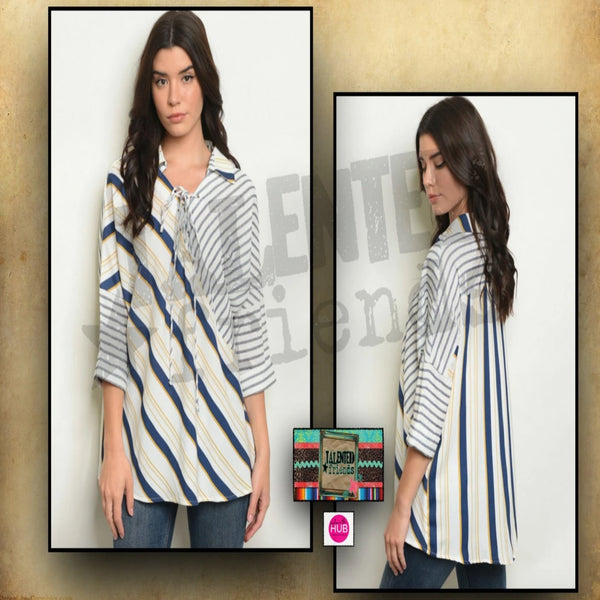 Miss Stripe Top