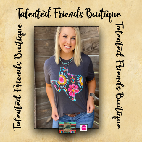 Callie's Texas Floral T-shirt