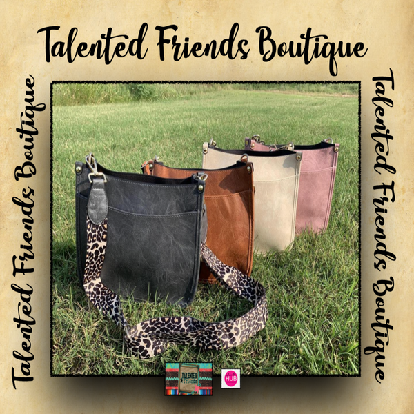 > • > • > Leopard Print Guitar Strap Purses < • < • <