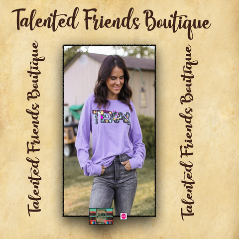 Texas Floral L/S T-shirt