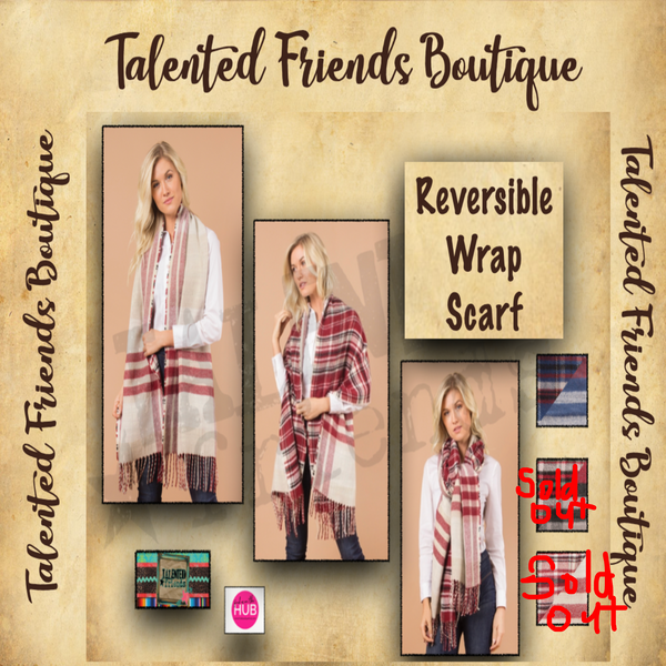 Reversible Wrap Scarf