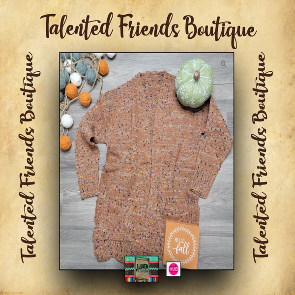 CAS -  Confetti Sweater Cardigan