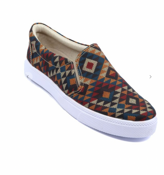 Always Here For Fun Southwestern Sneaker