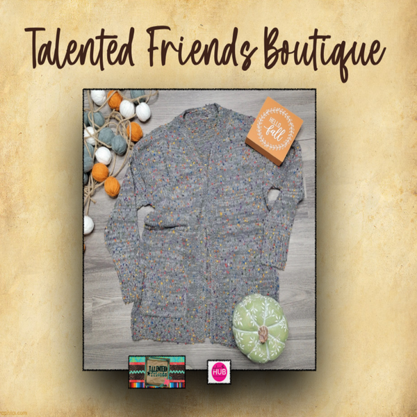 CAS -  Confetti Sweater Cardigan