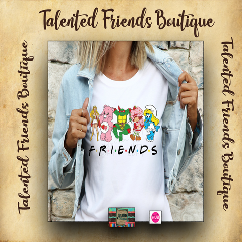 Vintage Friends Character T-shirt