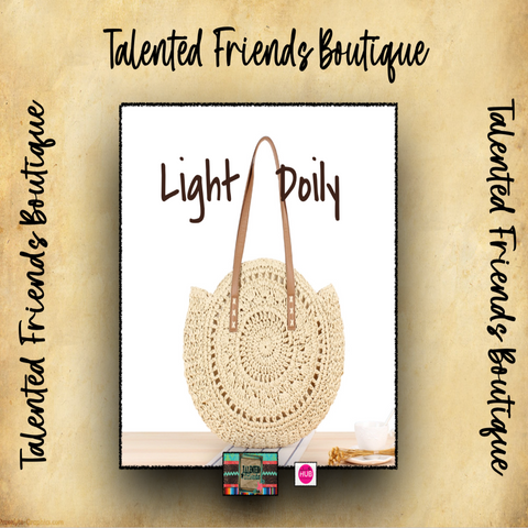 Beach Straw Bag - 4 Styles