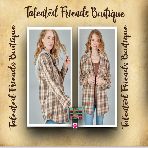 Miss This Is Your Time Plaid Shirt