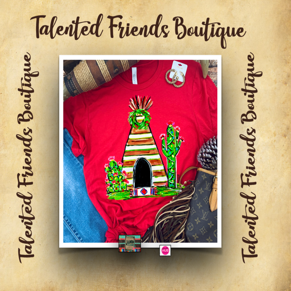 Native Christmas Tree  T-shirt