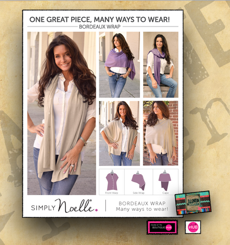 Spring Bordeaux Wrap