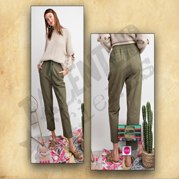 Miss Pull On Twill Pants