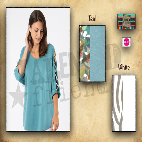Miss Island Breeze Lattice Top