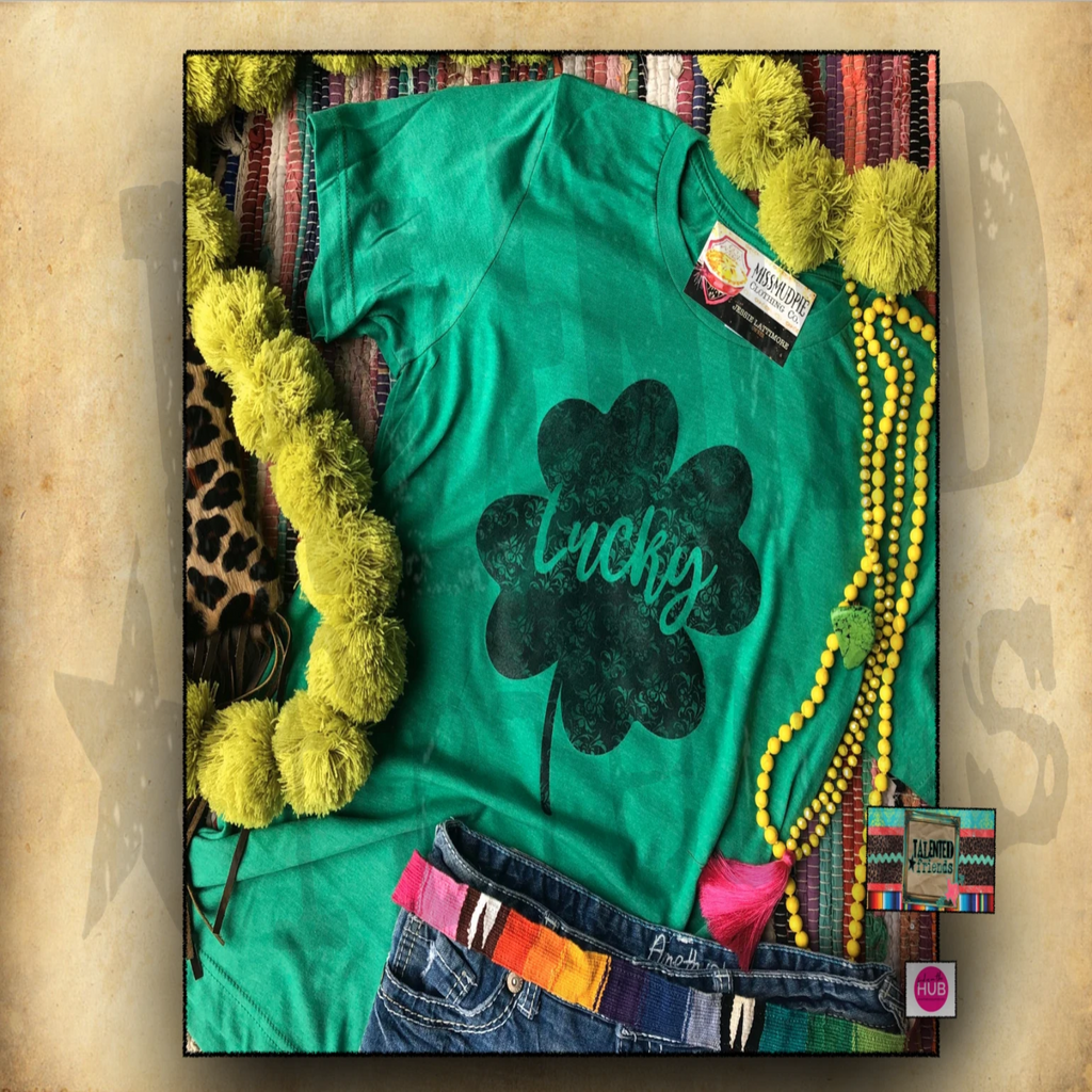 Miss Lucky Four Leaf Clover T-shirt
