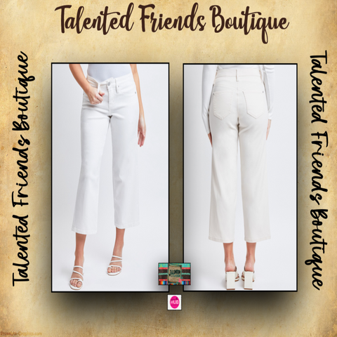 CAS - Miss Can't Resist Crop Jeans - White