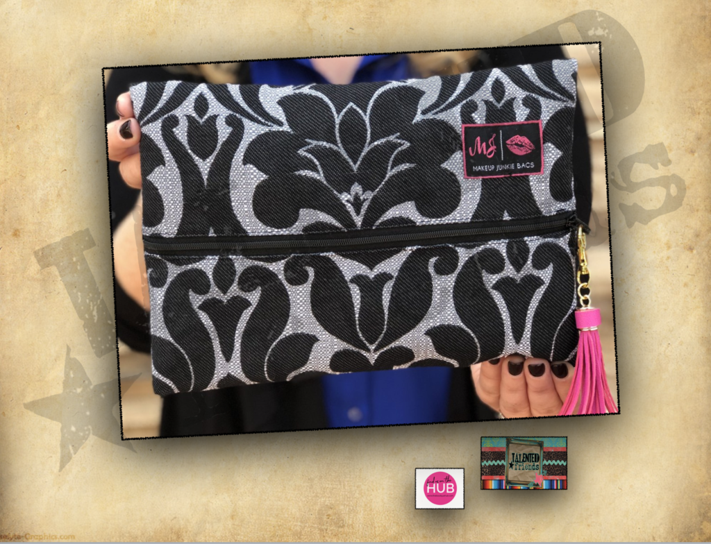 Large Makeup Junkie Man Junk Bags Talented Friends Boutique