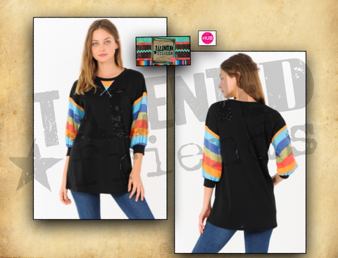 Miss Multi Puff Sleeve