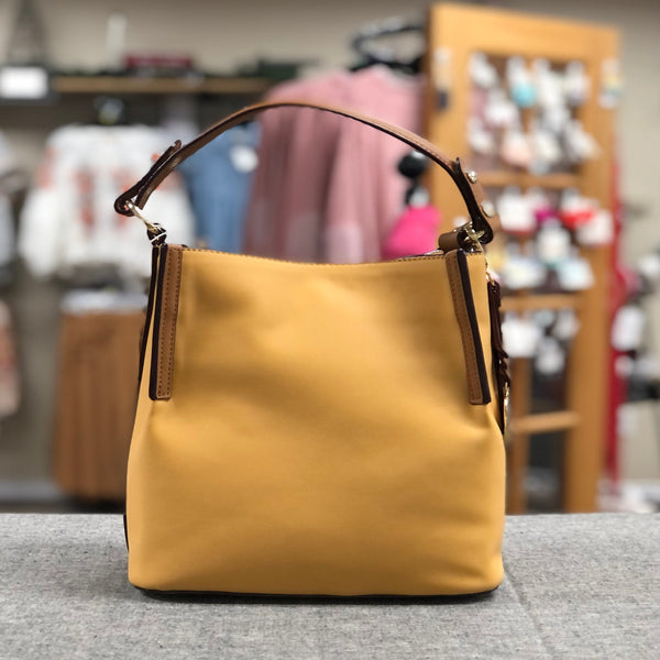Miss Textured Bucket Handbag